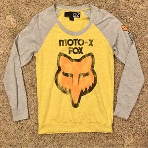 FOX RACING MOTO-X WOMENS LS T-SHIRT RARE